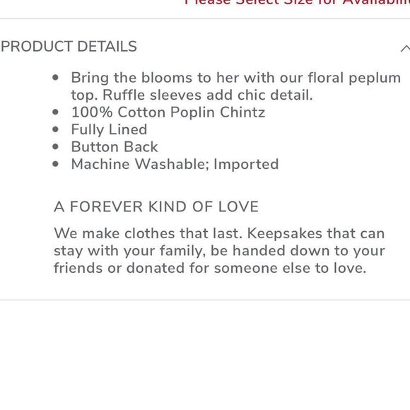 Janie & Jack FLORAL RUFFLE TOP Color Floral Ruffle Sz. 6 NWOT - Picture 3 of 8